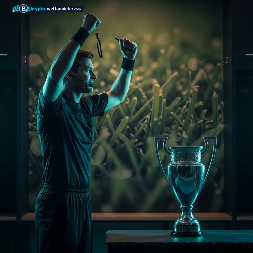 Feiernde Sportler, stellvertretend für erfolgreiche Gewinner bei top crypto betting sites